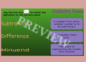 subtraction resource